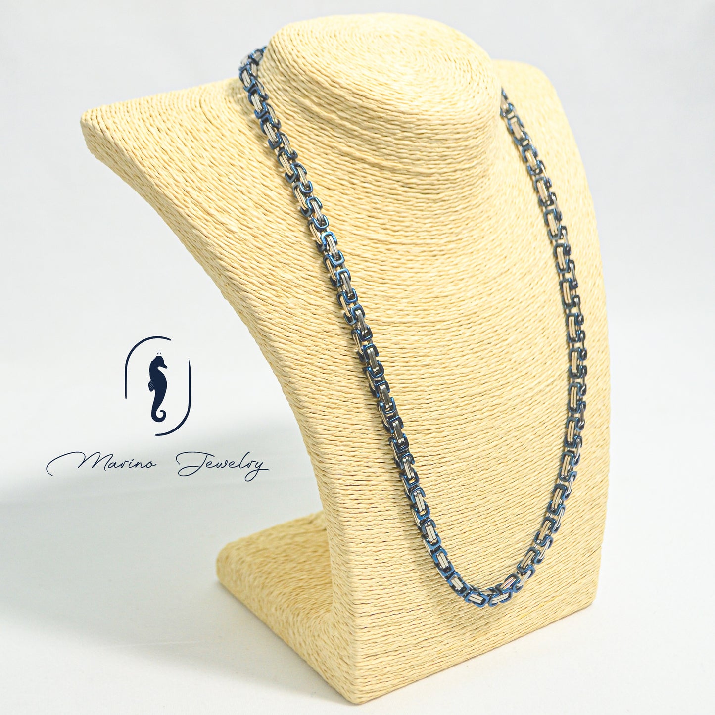 Blue & Silver Chain