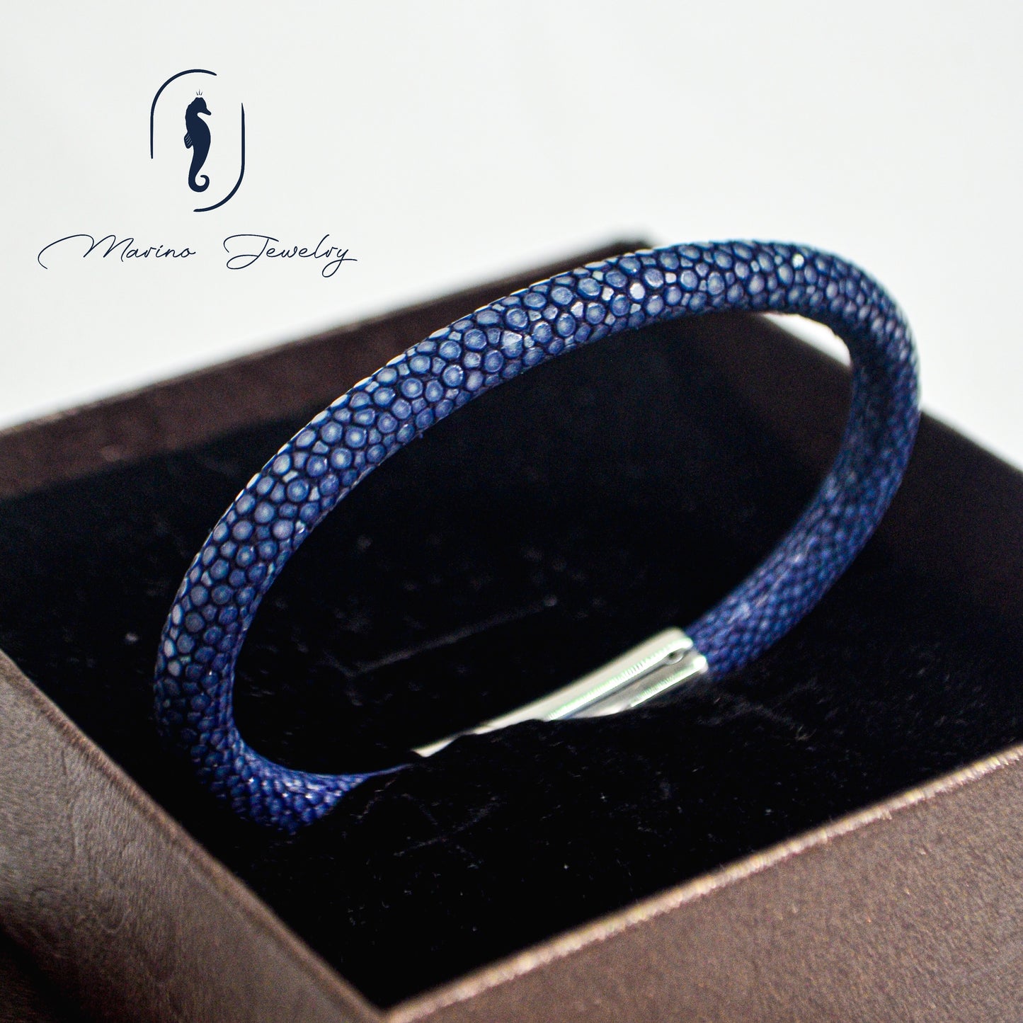 Blue & Silver Stingray Bracelet