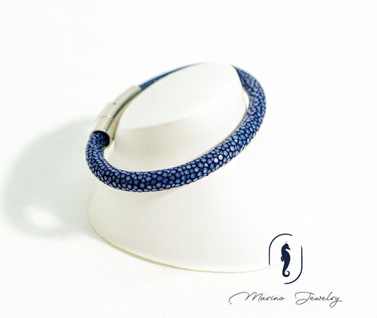 Blue & Silver Stingray Bracelet