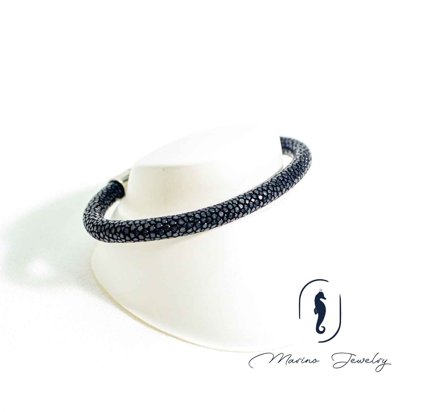 Black & Silver Stingray Bracelet