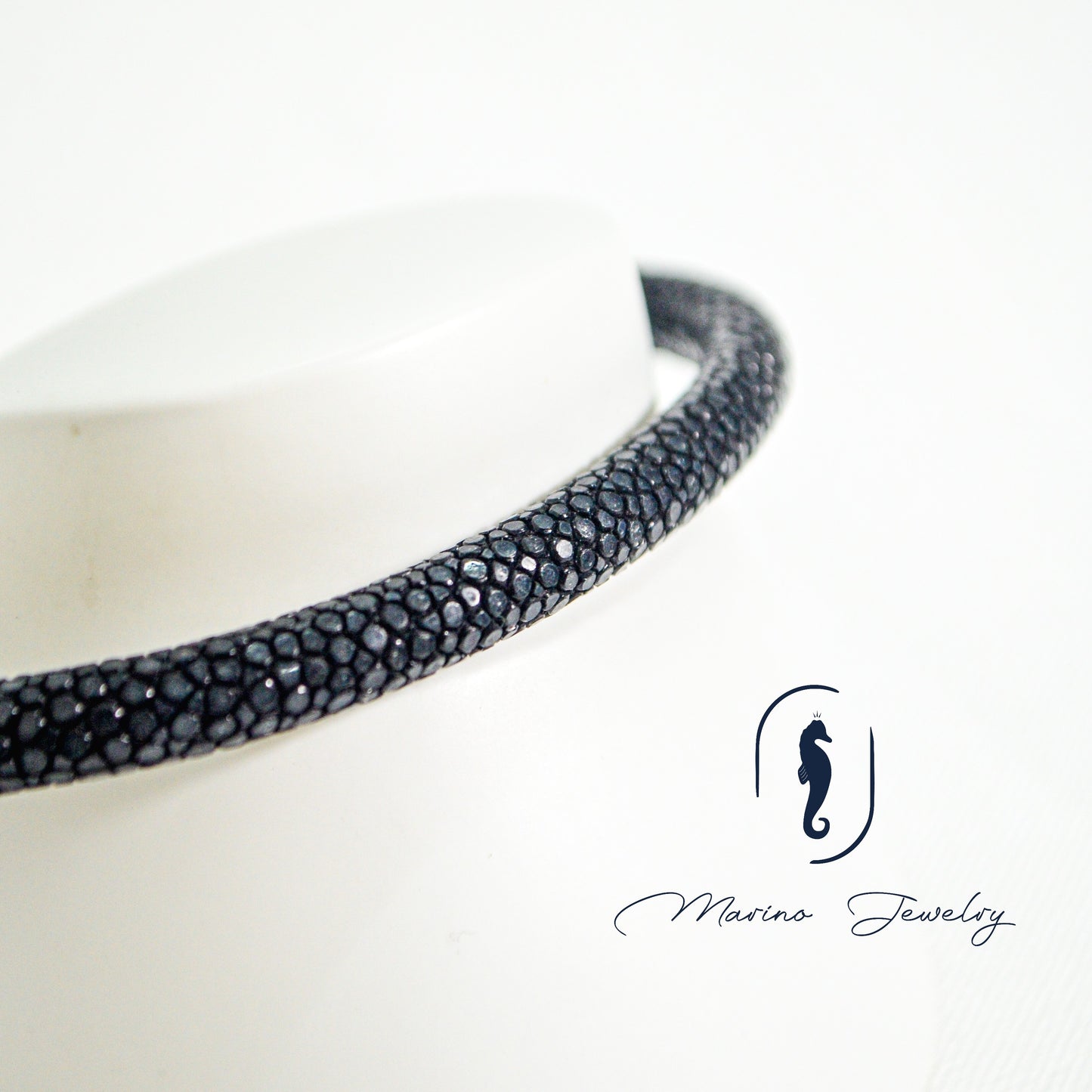 Black & Silver Stingray Bracelet