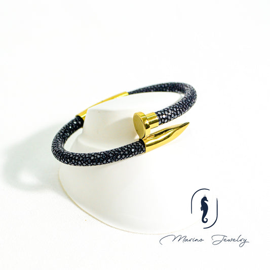 Black & Gold Stingray Bracelet I