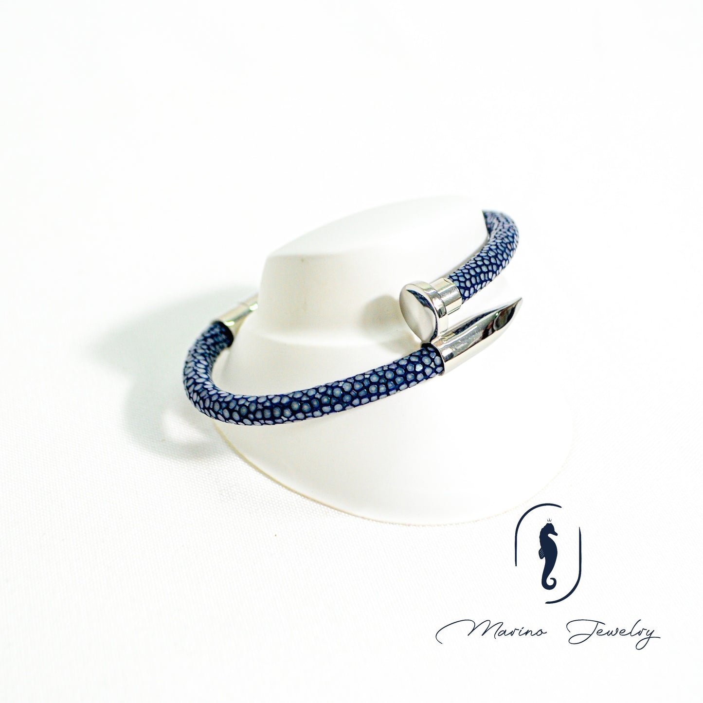 Blue & Silver Stingray Bracelet II