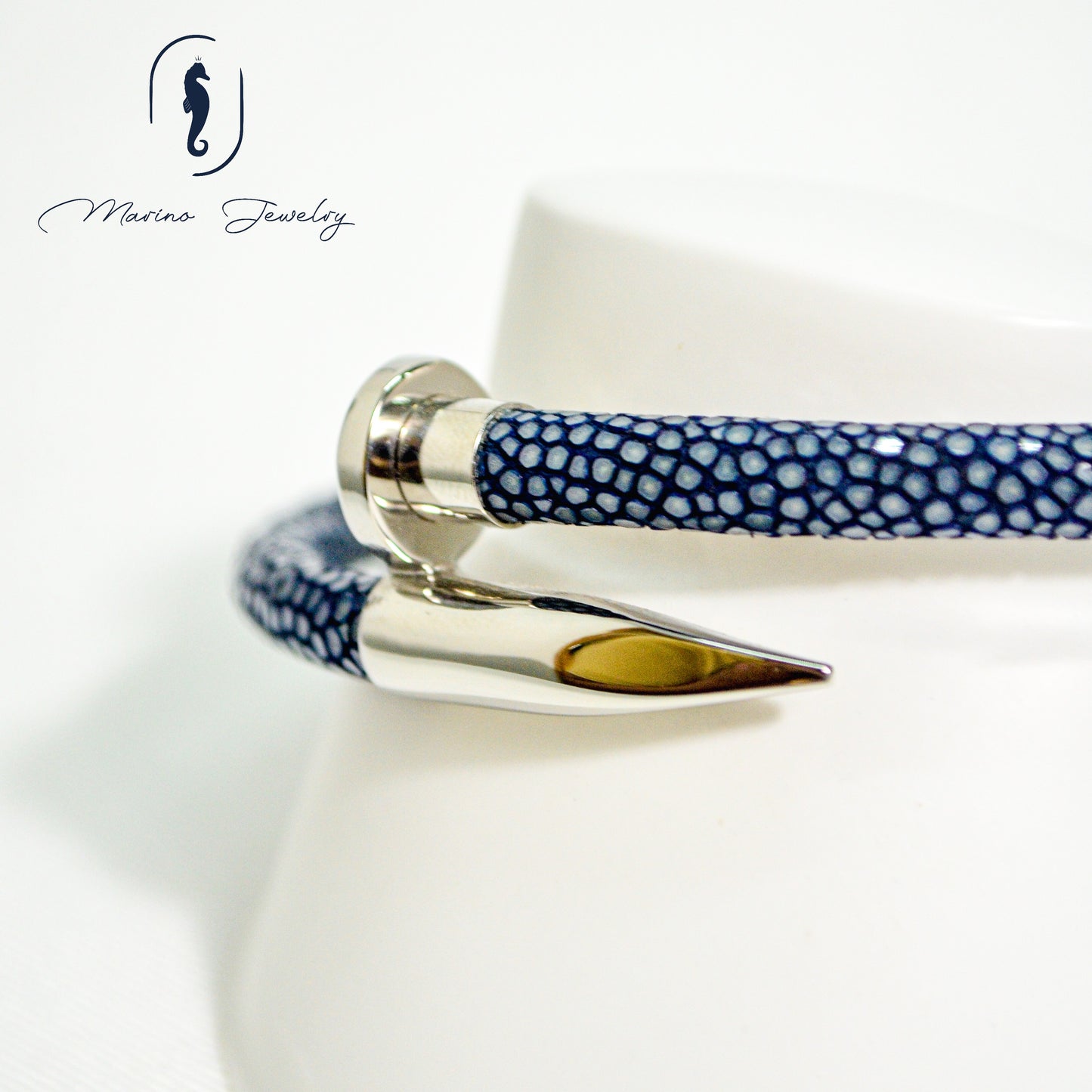 Blue & Silver Stingray Bracelet II