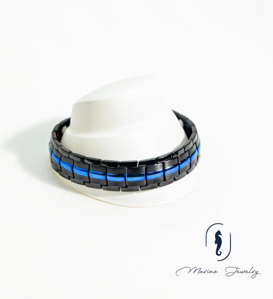 Black & Blue Bracelet I