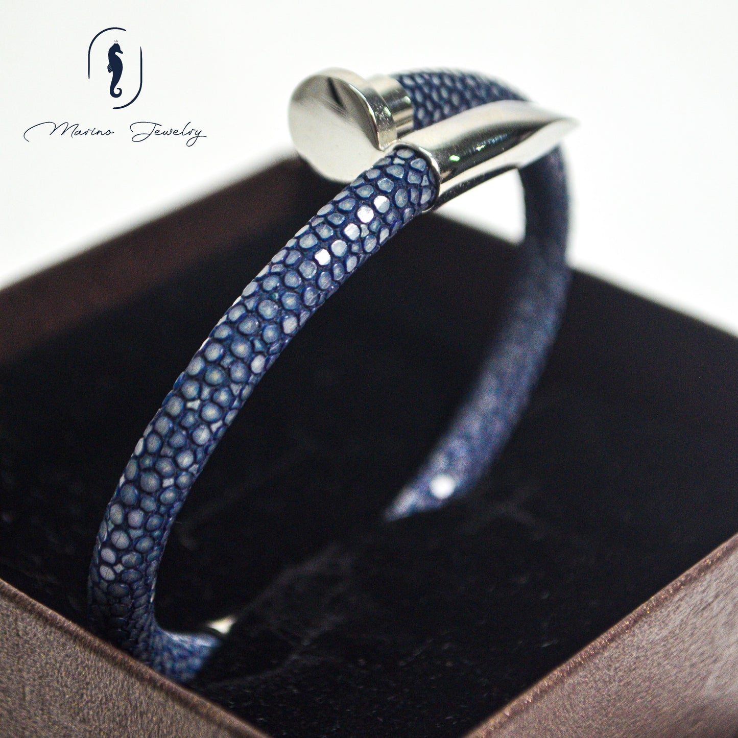 Blue & Silver Stingray Bracelet II