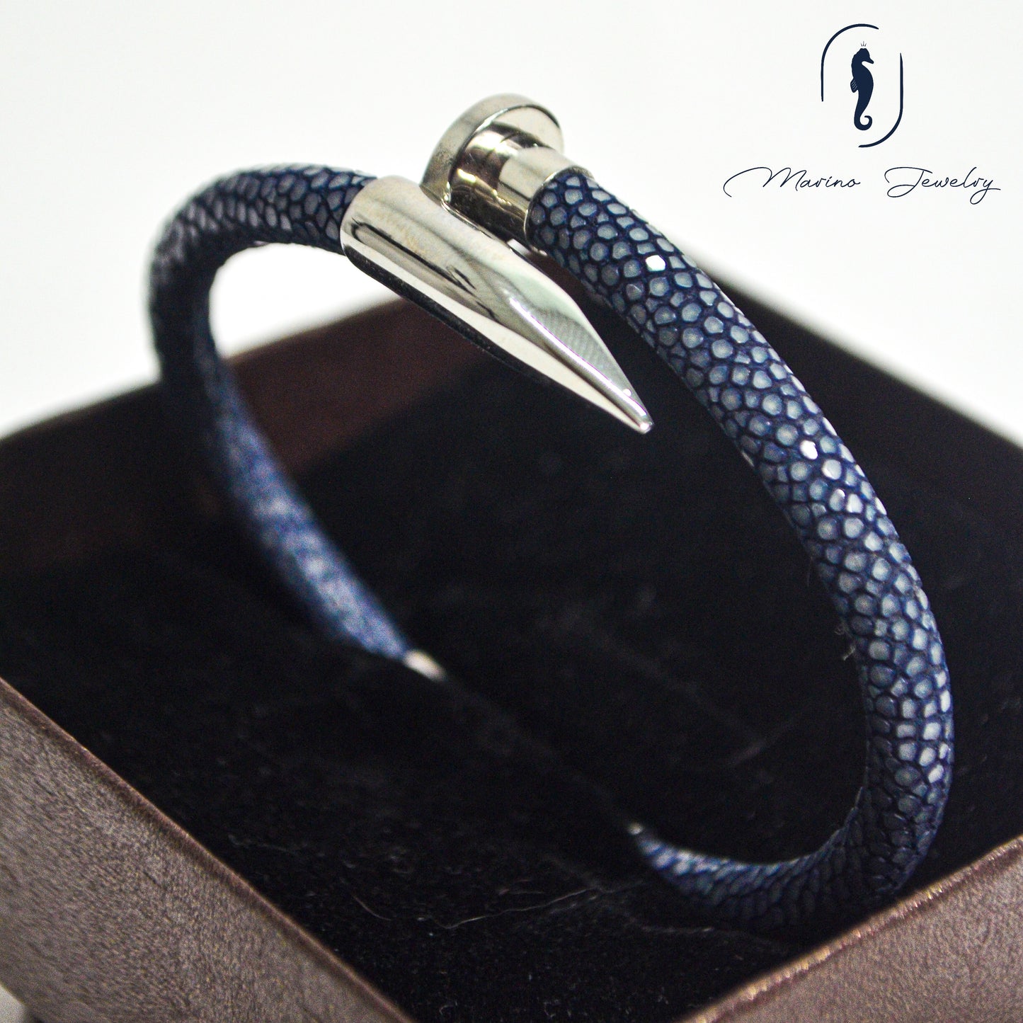 Blue & Silver Stingray Bracelet II